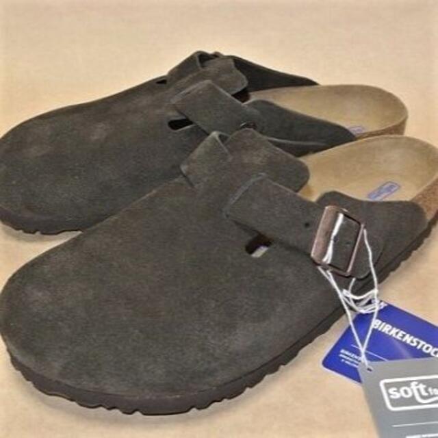 BirkenstockビルケンシュトックBostonボストン濃茶スエードEU40 【信頼