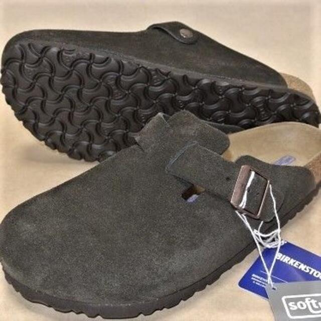 BirkenstockビルケンシュトックBostonボストン濃茶スエードEU40 【信頼 ...