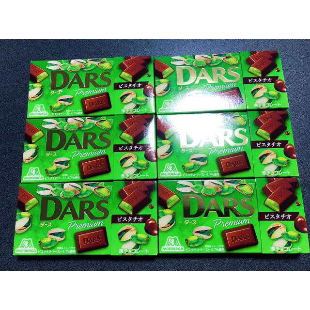 森永製菓(モリナガセイカ)のDARS プレミアム　ピスタチオ　6箱セット 食品/飲料/酒の食品(菓子/デザート)の商品写真