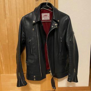 James Grose Cow Leather Manila 34【中古品】(ライダースジャケット)