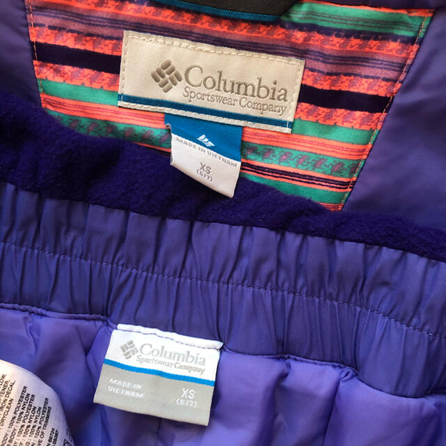 Columbia(コロンビア)のコロンビア  スノーウェア　スキーウェア　雪遊び　xs 120 スポーツ/アウトドアのスキー(ウエア)の商品写真