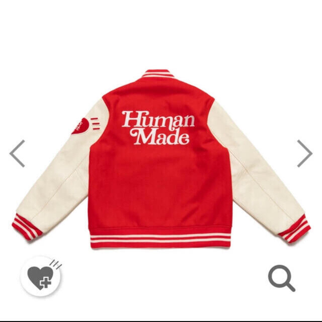 GDC(ジーディーシー)のHuman Made Girl‘s Don't Cry Varsity JKT  メンズのジャケット/アウター(スタジャン)の商品写真