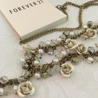 フォーエバートゥエンティーワン(FOREVER 21)のネックレス　新品タグ付き(その他)