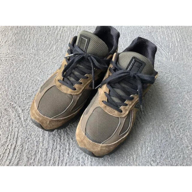 美品new balance 990v4 military green 井口理着用