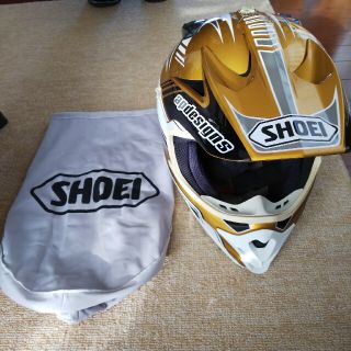 【中古】SHOEI VFX-DT (Lサイズ) インナースポンジ劣化 (モトクロス用品)