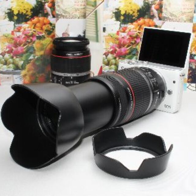 Canon - ❤️予備バッテリー付き❤️Canon EOS M10 手振れ補正ダブルレンズ❤️
