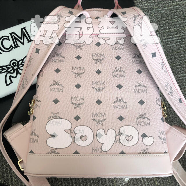 【未使用】MCM リュック パウダーピンク backpack sサイズ