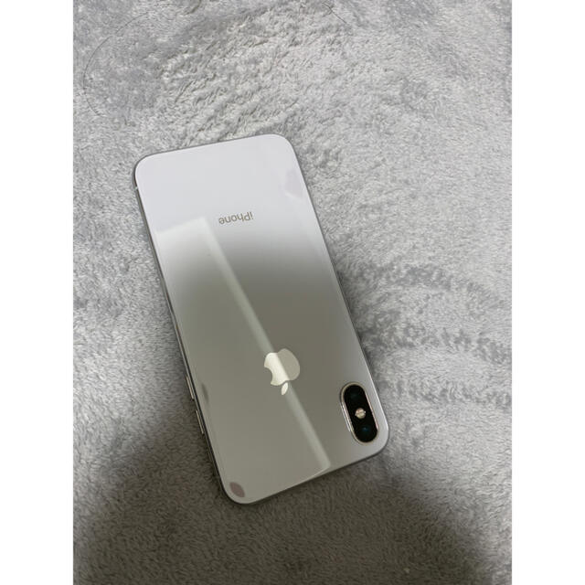 iPhone x 64GB シルバー 3