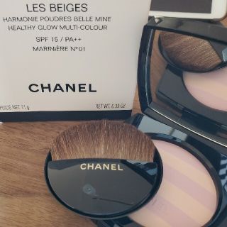 シャネル(CHANEL)のシャネル レ ベージュ アーモニー プードゥル ベル ミン マリニエール N°…(フェイスパウダー)