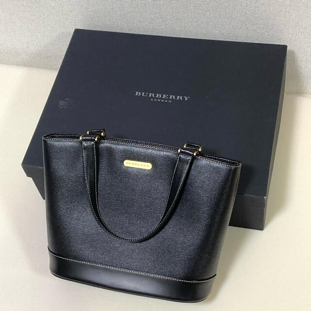 BURBERRY(バーバリー)のバーバリー　ハンドバッグ　レザー　BURBERRY レディースのバッグ(ハンドバッグ)の商品写真