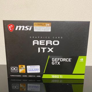 MSI GeForce GTX 1660 Ti AERO ITX 6G OC(PCパーツ)