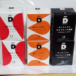 ユーシーシー(UCC)の【UCC】DRIP POD 3種類 6箱(1箱12カプセル)(コーヒー)