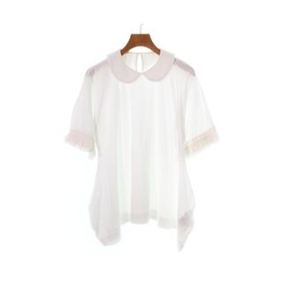 トリココムデギャルソン(tricot COMME des GARCONS)のtricot COMME des GARCONS Tシャツ・カットソー S 白 【古着】【中古】(カットソー(半袖/袖なし))