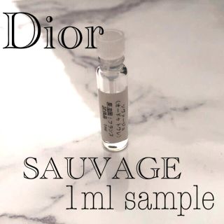 ディオール(Dior)のDIOR SAUVAGE ソヴァージュ　オードゥトワレ 1ml サンプル(ユニセックス)