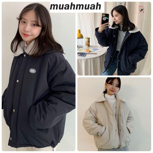 【muahmuah】ムアムアWappen Double Field Jumper