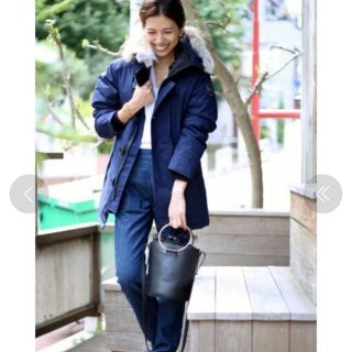 カナダグース(CANADA GOOSE)の値下げ！カナダグース　イエナ 別注　クレストン　ネイビー(ダウンジャケット)