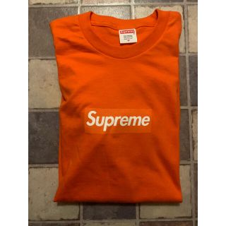 シュプリーム(Supreme)のsupreme box logo l/s tee オレンジサイズM(Tシャツ(長袖/七分))