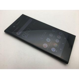 ソニー(SONY)のSIMフリー au XPERIA XZ1 SOV36 ブラック◆美品◆46(スマートフォン本体)