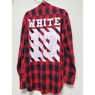 オフホワイト(OFF-WHITE)のチェックシャツ　オフホワイト(シャツ)