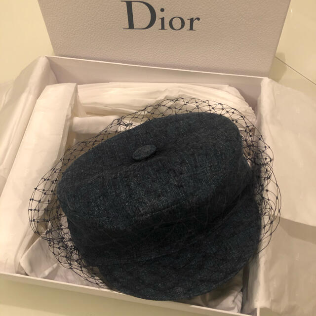 Christian Dior(クリスチャンディオール)のdior チュール キャスケット 帽子 レディースの帽子(キャスケット)の商品写真