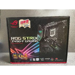 エイスース(ASUS)のASUS ATXマザボ ROG STRIX Z490-F GAMING Z490(PCパーツ)