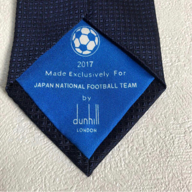 Dunhill(ダンヒル)の【新品】dunhill ダンヒル ネクタイ JFA ネイビー 付属品完備 メンズのファッション小物(ネクタイ)の商品写真