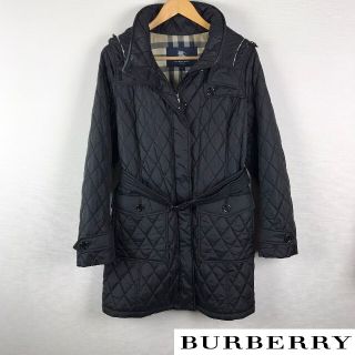 バーバリー(BURBERRY)の美品 BURBERRY London ジャケット キルティング ブラック(ダウンジャケット)