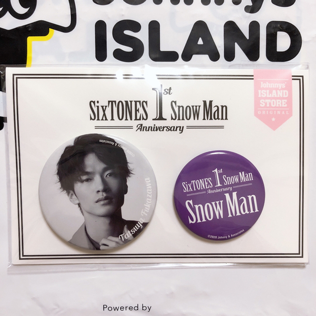 snowman 深澤辰哉 缶バッジ デビュー1周年記念 (Snow Man snowman 深澤辰哉 缶バッジ デビュー1周年記念 (Snow Man