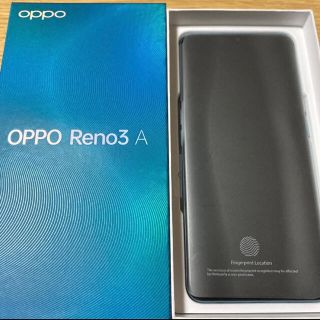 オッポ(OPPO)のOPPO Reno3A Y!mobile版 一括　SIMロック解除(スマートフォン本体)