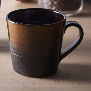 タリーズコーヒー(TULLY'S COFFEE)の信楽マグブラウン(☆Rin★さん専用)(グラス/カップ)