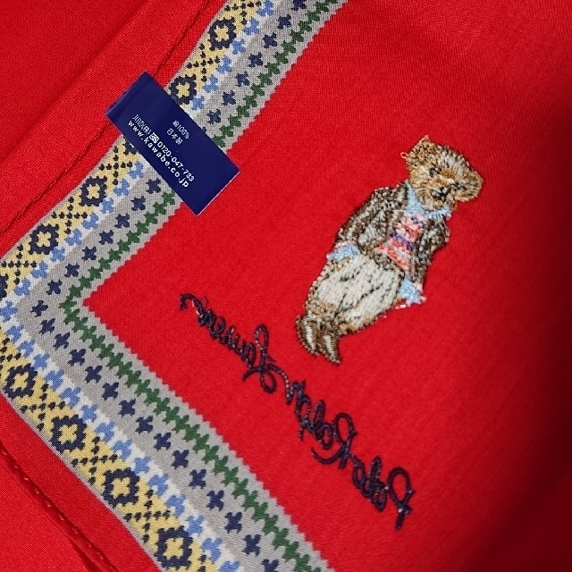 POLO RALPH LAUREN(ポロラルフローレン)の《未使用》POLO RALPH LAUREN 刺繍ハンカチ レディースのファッション小物(ハンカチ)の商品写真