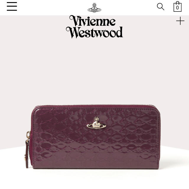 Vivienne Westwood(ヴィヴィアンウエストウッド)のオンラインショップ限定 OVAL ORB ラウンドファスナー長財布 レディースのファッション小物(財布)の商品写真