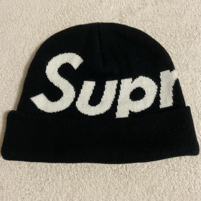 最終値下げ！supreme Big Logo beanie cross box