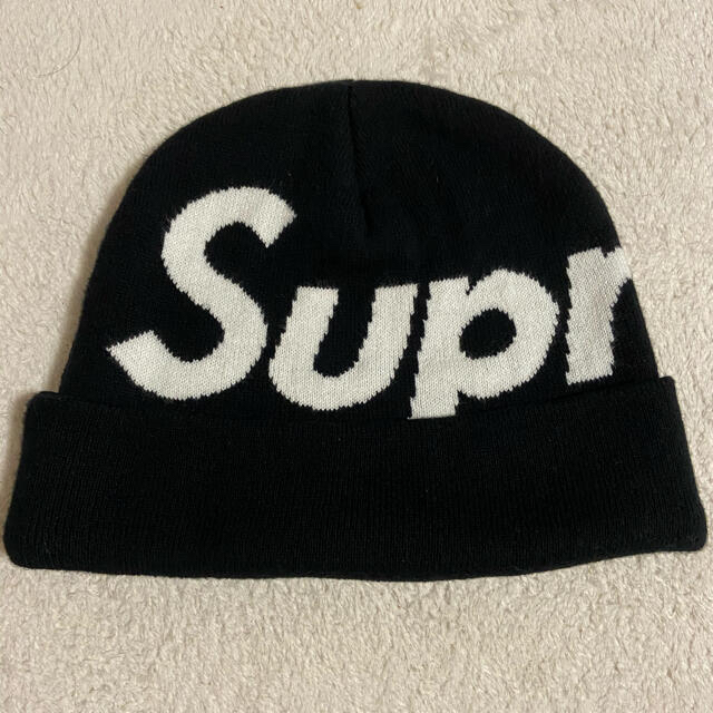Supreme(シュプリーム)の最終値下げ！supreme Big Logo beanie cross box  メンズの帽子(ニット帽/ビーニー)の商品写真