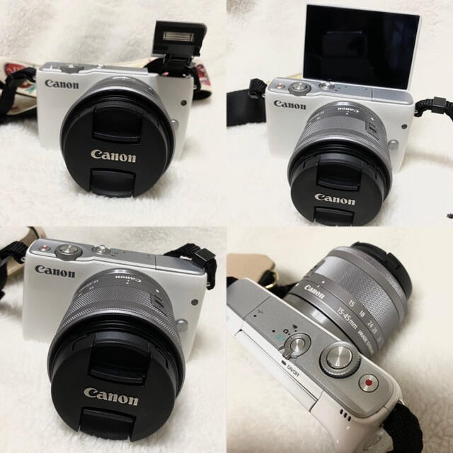Canon(キヤノン)のこはる様専用✿.*･Canon EOS M10 スマホ/家電/カメラのカメラ(コンパクトデジタルカメラ)の商品写真