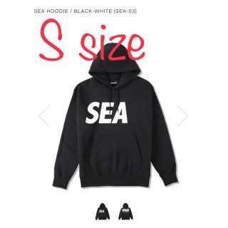 シー(SEA)の【黒S】WIND AND SEA HOODIE Black パーカー(パーカー)