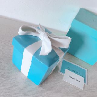 ティファニー(Tiffany & Co.)のTiffany& Co.   ブルーボウボックス  ラージ(小物入れ)