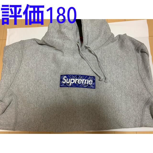 Supreme - Bandana Box Logo Hooded Sweatshirt m