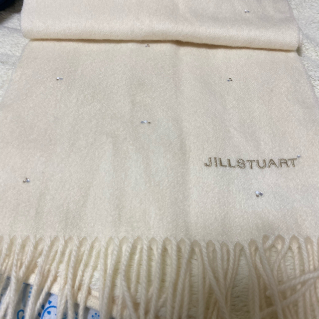 JILLSTUART(ジルスチュアート)のJILLSTUART カシミア　マフラー美品　値下げ最終 レディースのファッション小物(マフラー/ショール)の商品写真