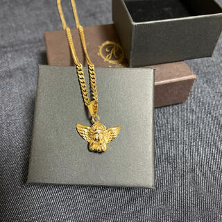 angel pendant necklace gold plated ステンレス(ネックレス)