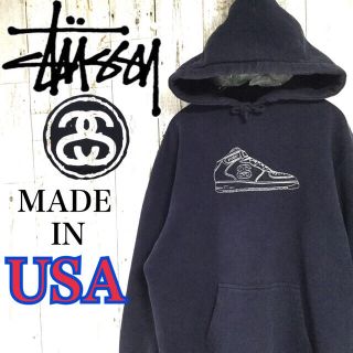 「激レア 90s stussy ステューシー エアーフォース1 ロゴ パーカー