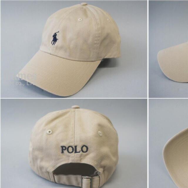 POLO RALPH LAUREN(ポロラルフローレン)のラルフローレン　コットンキャップ　ベージュ レディースの帽子(キャップ)の商品写真