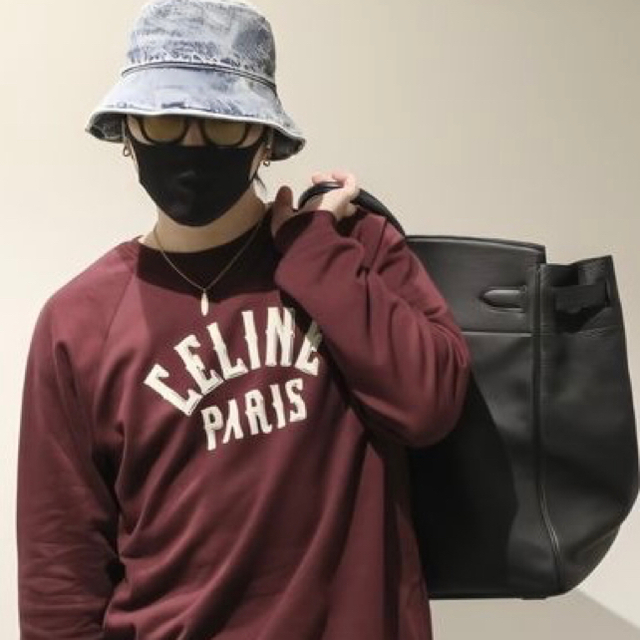 登坂広臣さん着用CELINE PARIS セリーヌ ロゴ スウェット XL