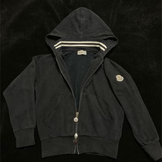 モンクレール(MONCLER)のMoncler Jr. スタンダードな紺パーカー約130cm用(ジャケット/上着)