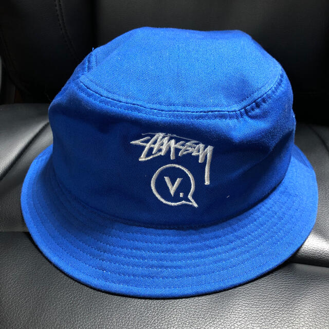 STUSSY(ステューシー)のstussy ステューシー バケットハット バケハ 青 メンズの帽子(ハット)の商品写真