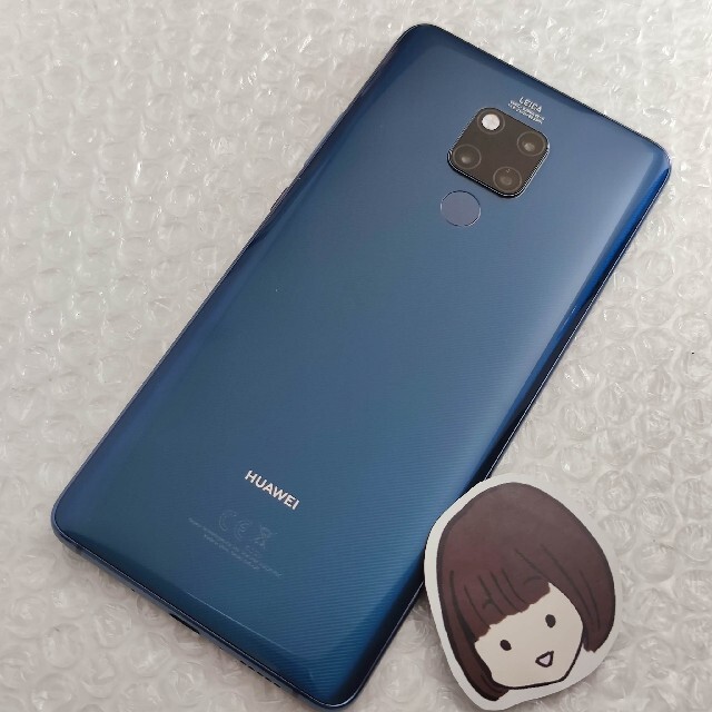 中古　Huawei Mate20X ブルーグローバル 6/128GB スマホ/家電/カメラのスマートフォン/携帯電話(スマートフォン本体)の商品写真