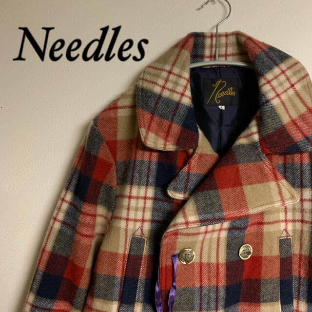 Needles(ニードルス)の【美品】 Needles ニードルス メンズ Pコート メンズのジャケット/アウター(ピーコート)の商品写真