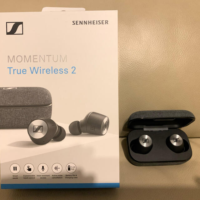 SENNHEISER MOMENTUM True Wireless 2 ブラック 世界の 33%割引 www ...