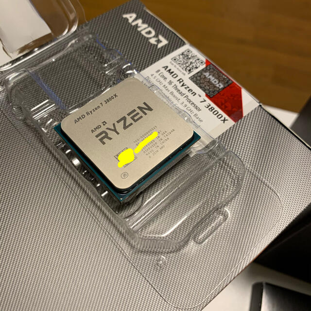 AMD Ryzen 7 3800X 美品 日本国内正規品 スマホ/家電/カメラのPC/タブレット(PCパーツ)の商品写真