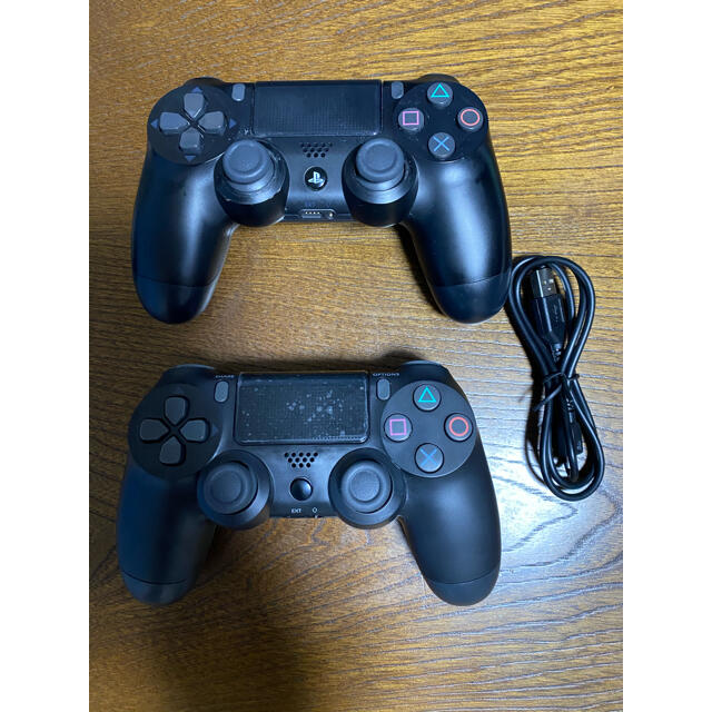 PS4純正コントローラー＋互換品USB付き